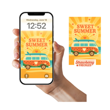 Cargar imagen en el visor de la galería, Retro Summer Cell Phone Wallpaper & Lock Screens