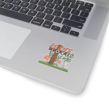Cargar imagen en el visor de la galería, Jesus Loves Me transparent Sticker