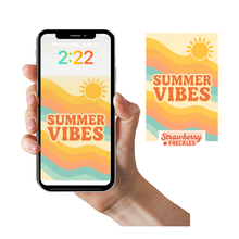 Cargar imagen en el visor de la galería, Retro Summer Cell Phone Wallpaper & Lock Screens
