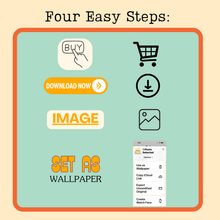 Cargar imagen en el visor de la galería, Retro Summer Cell Phone Wallpaper & Lock Screens