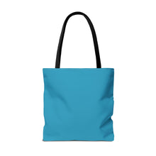 Load image into Gallery viewer, Jesus Loves Me Lamb Tote - Turquoise

