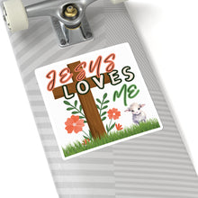 Cargar imagen en el visor de la galería, Jesus Loves Me Sticker
