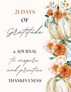 Diario devocional de 21 días de gratitud